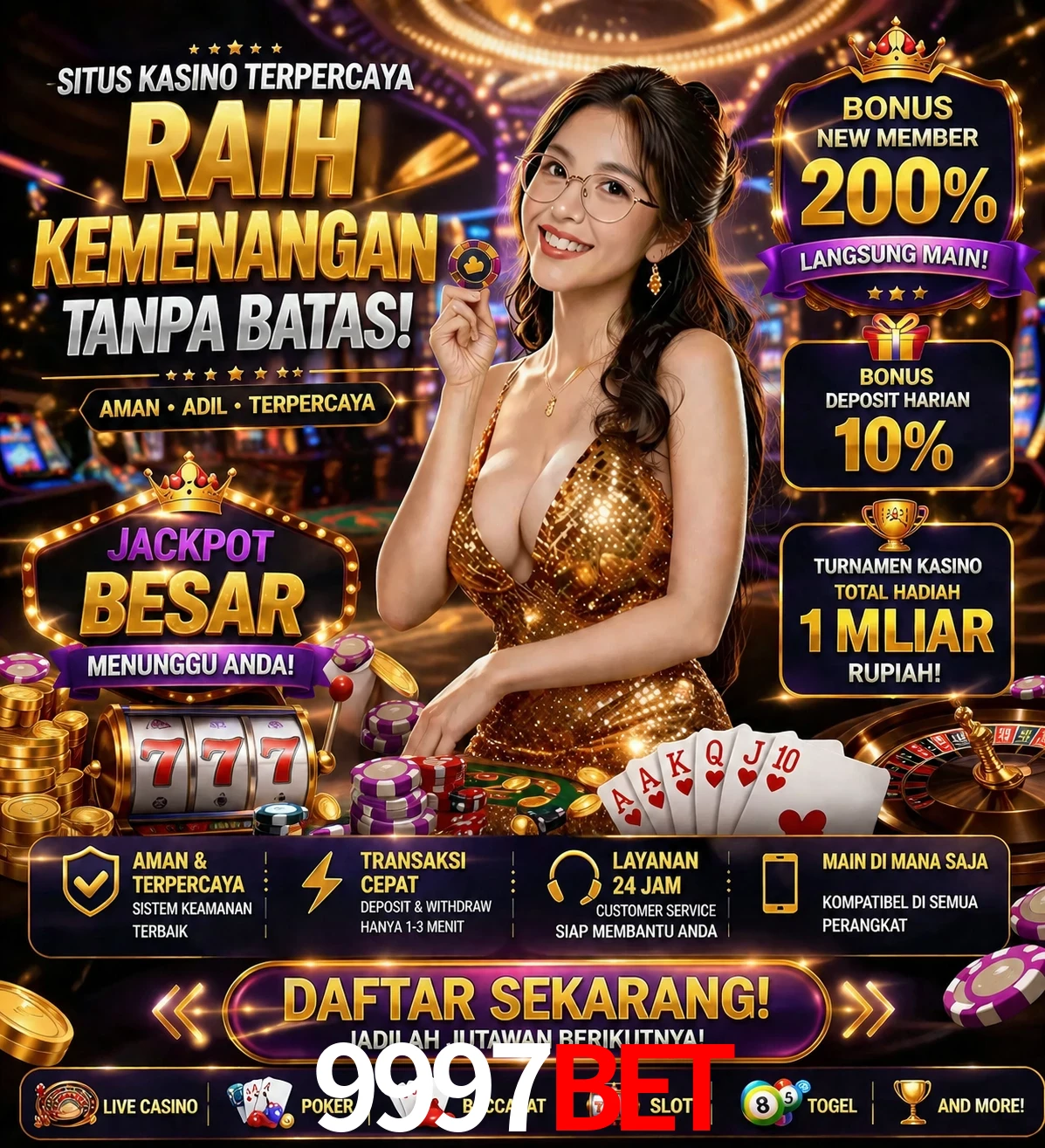 Roleta e blackjack 9997bet